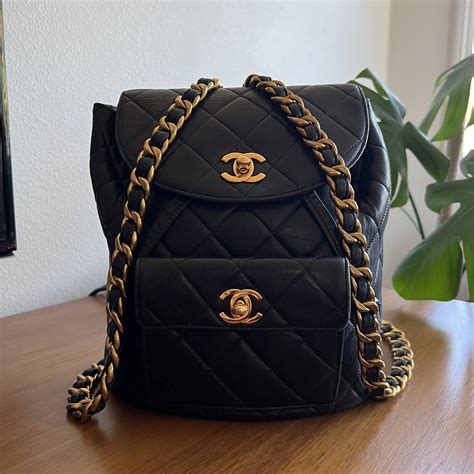 vintage chanel backpack replica|chanel gabrielle backpack price 2020.